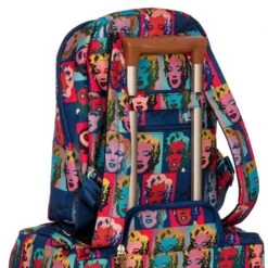 Bric's Backpack - Andy Warhol -Travel Storage Store brics bbw05059 navy 3 1