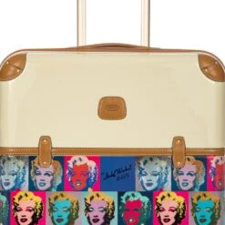 Bric's Medium Trolley - Andy Warhol -Travel Storage Store brics bbw08303 cream 8 1