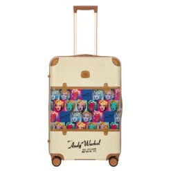 Bric's Medium Trolley - Andy Warhol -Travel Storage Store brics bbw08303 cream m 1