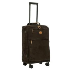 Bric's 55cm Lightweight Spinner - Life -Travel Storage Store brics blf48118 olive 1 1