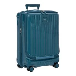 Bric's 55cm Carry On Spinner With Front Pocket - Positano -Travel Storage Store brics bnk08028 sea green 2 1