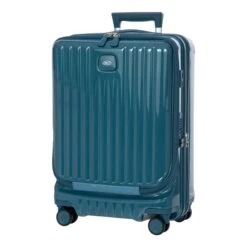 Bric's 55cm Carry On Spinner With Front Pocket - Positano -Travel Storage Store brics bnk08028 sea green 5 1