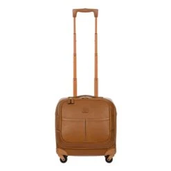 Bric's 39cm 4 Wheel Pilot Case - Pelle