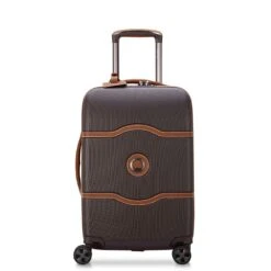 Delsey 55cm 4 Double Wheels Cabin Trolley - Chatelet Air 2.0 Brown
