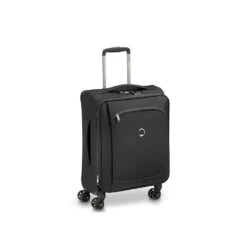 Delsey 4 Wheel Expandable Cabin Spinner - Montmartre Air 2 -Travel Storage Store delse 235280 black00 1