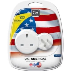 GO TRAVEL UK-USA Twin Adaptor - Adaptors