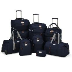 Joules Large Trolley Spinner - Coast Softside -Travel Storage Store joule jls5001 002 frenchnavy 11