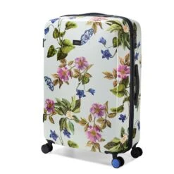 Joules Large Trolley Spinner - Women's Hardside -Travel Storage Store joules jlh0101 106 spring wood botanical 1