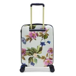 Joules Cabin Trolley Spinner - Women's Hardside Wood Botanical -Travel Storage Store joules jlh0103 106 spring wood botanical 2 1