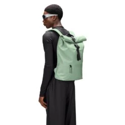 Rains Rucksack - Rolltop -Travel Storage Store rains 13320 haze 2