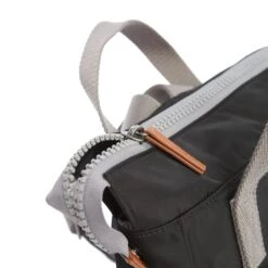 Roka Zip Top Small Tote Backpack - Bantry B Rpet Black -Travel Storage Store roka bantbsrnbla black 4