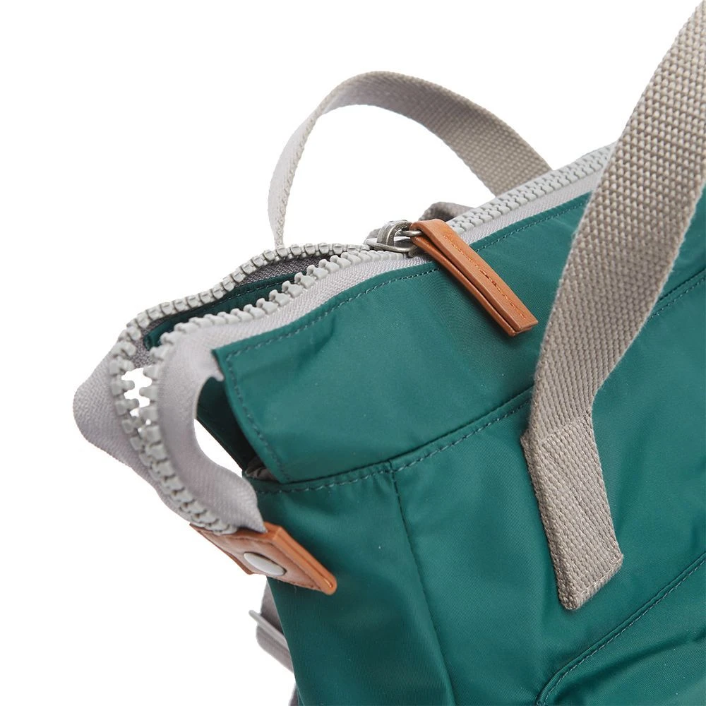 Roka Zip Top Small Tote Backpack - Bantry B Rpet Teal 7 Roka Zip Top Small Tote Backpack - Bantry B Rpet Teal - Image 5