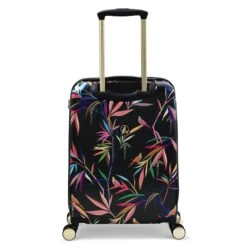 Small Trolley Spinner - Black Bamboo -Travel Storage Store saramiller smh0103 007 black 2 1