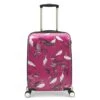 Small Trolley Spinner - Pink Heron 2 Small Trolley Spinner - Pink Heron -Travel Storage Store saramiller smh0103 008 pink m 1