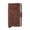Secrid 4-6 Cards & Notes - Mini Wallet Stitch Vintage Brown 2 Secrid 4-6 Cards & Notes - Mini Wallet Stitch Vintage Brown -Travel Storage Store secri mini vintagebrown m
