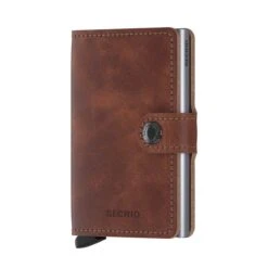 Secrid 4-6 Cards & Notes - Mini Wallet Stitch Vintage Brown