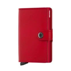Secrid 4-6 Cards & Notes - Mini Wallet Stitch Red