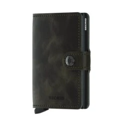 Secrid 4-6 Cards & Notes - Mini Wallet Stitch Vintage Olive