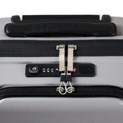 Small Trolley Spinner Front Pocket - Flying Colours Frost Grey -Travel Storage Store tedbaker tbu0409 005 frost grey 4 1