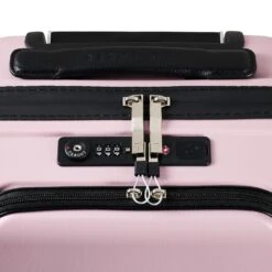 Small Trolley Spinner Front Pocket - Flying Colours Blush Pink -Travel Storage Store tedbaker tbu0409 017 blush pink 4 1