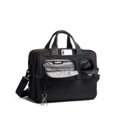 Tumi Expandable Organiser Laptop Briefcase - Alpha 3 Black -Travel Storage Store tumi 117305 black 2