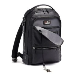 Tumi Bradner Leather Backpack - Harrison Leather -Travel Storage Store tumi 130532 black 2