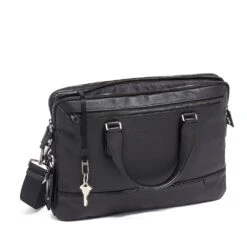 Tumi Sycamore Leather Slim Brief - Harrison Leather -Travel Storage Store tumi 130547 black 2