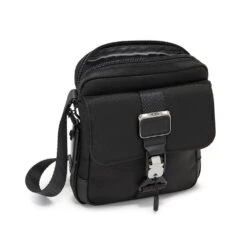 Tumi Junior Crossbody - Alpha Bravo Leather Black -Travel Storage Store tumi 142484 black1041 2
