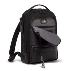 Tumi Bradner Backpack - Harrison Nylon Black -Travel Storage Store tumi 144562 black iron 2 1