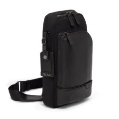 Tumi Gregory Sling - Harrison Nylon Black/Iron 9 Tumi Gregory Sling - Harrison Nylon Black/Iron -Travel Storage Store tumi 144564 black iron 1 1